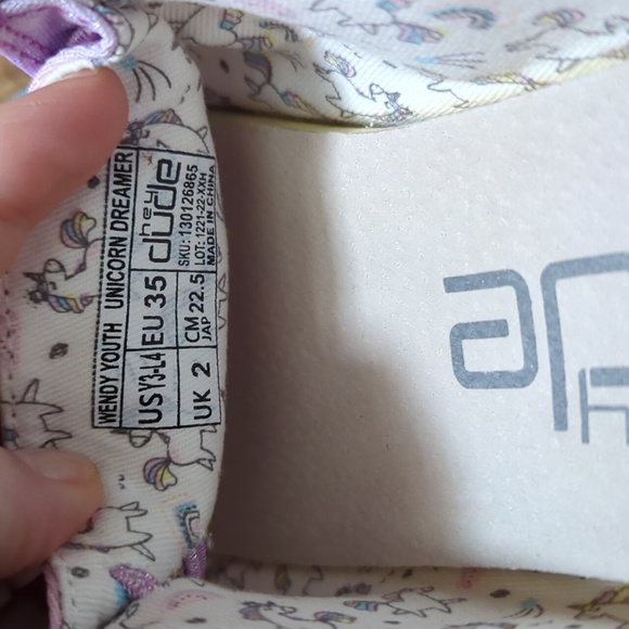 Hey Dude Wendy Youth Unicorn Dreamer - Picture 6 of 8